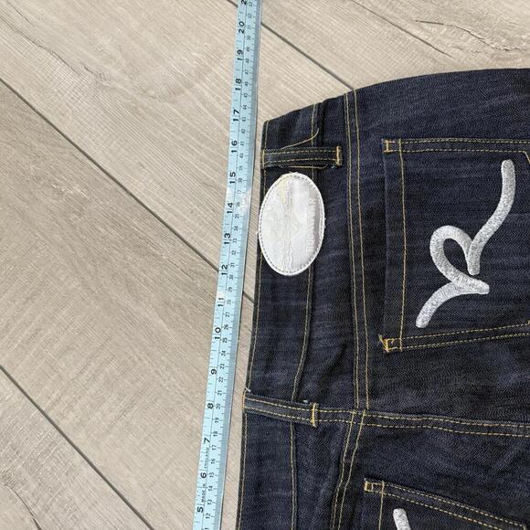 Rocawear Dark Wash Bootcut Jeans Size 11 Women’s Embroidered Stretch Denim Y2K - Picture 8 of 11